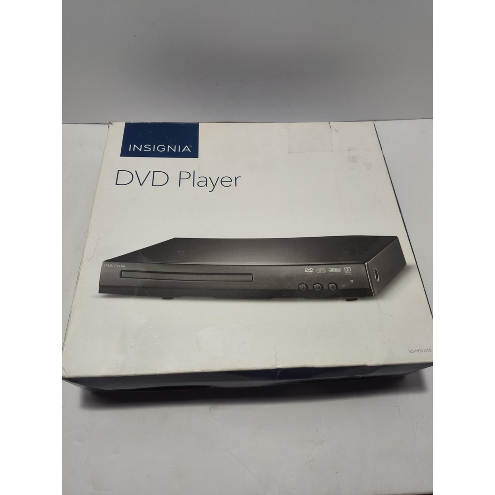 Insignia DVD Player - Model# NS-HDVD18 - W/ Remote-New (Open Box)
